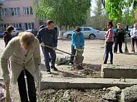 Субботник "Зеленая весна" в Учебном центре "Энергетик"